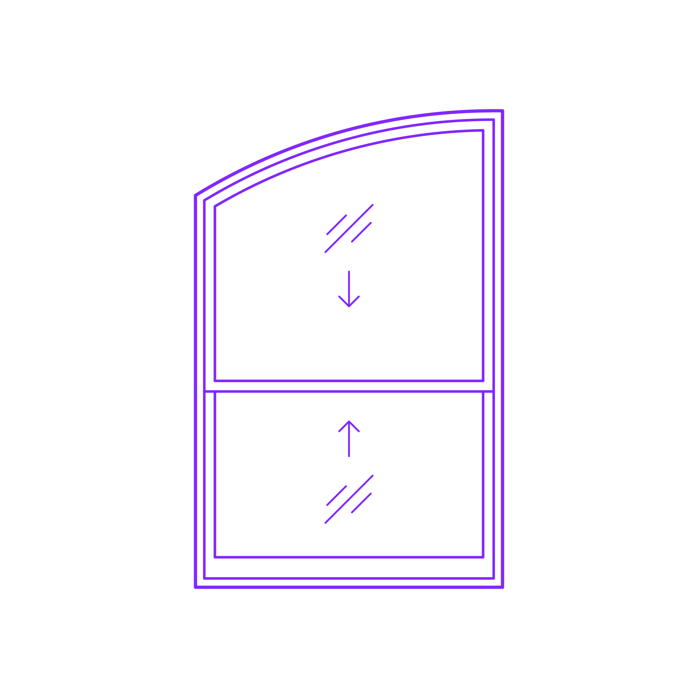 Buildings Double Hung Windows Arch Head Partial Simple Line Art Svg Free Vectors